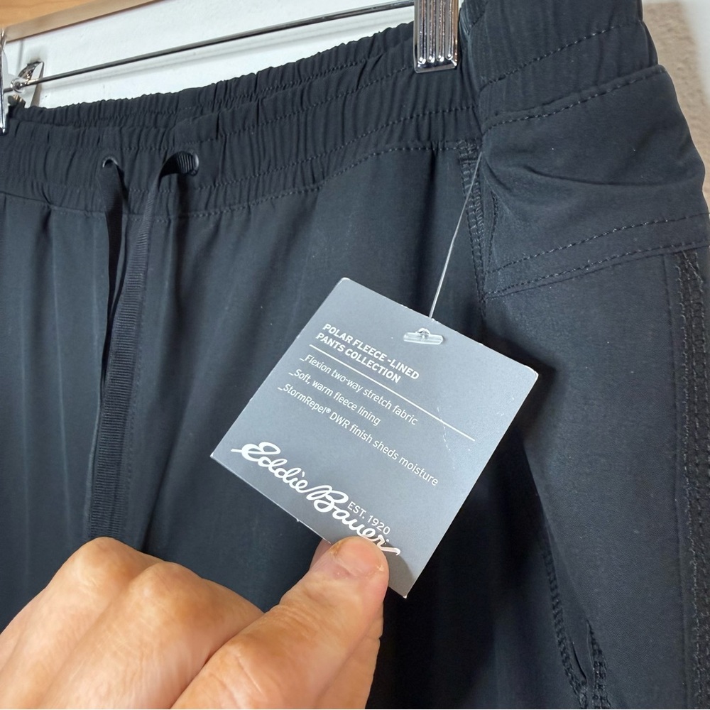 New Eddie Bauer Women's Polar Fleece-Lined Straight Leg Pants size 14 tall - Picture 9 of 12